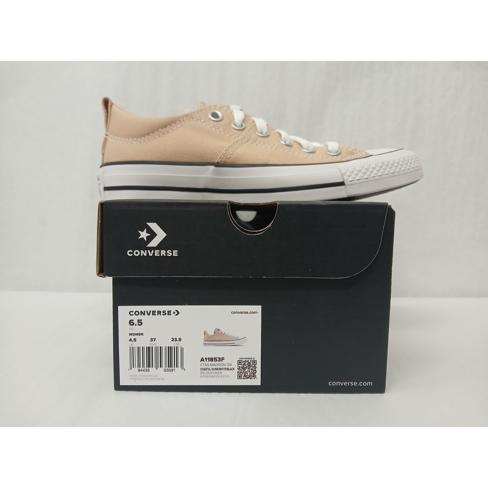 Converse All Star Madison Ox Women's Beige Canvas‎ Sneakers 44.99Size 6.5 NEW